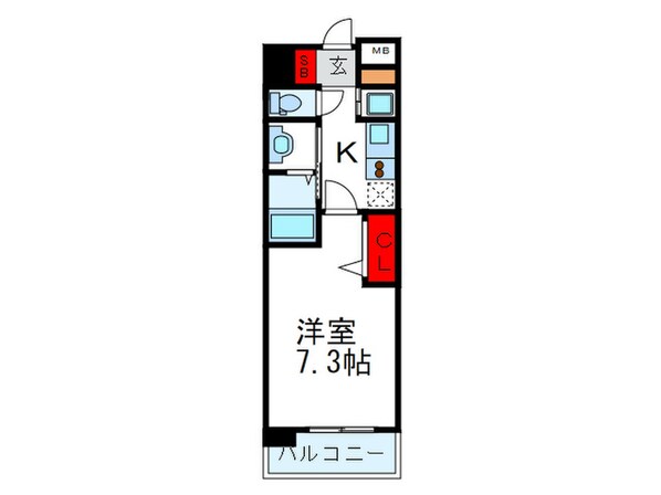 パークフラッツ緑地公園の物件間取画像